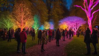 Start des Kasseler Bergparkleuchtens am Donnerstag beim Lichtkunstfestival