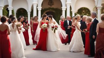 Was bedeutet ein rotes Kleid auf einer Hochzeit? Die tiefere Bedeutung und Traditionen.